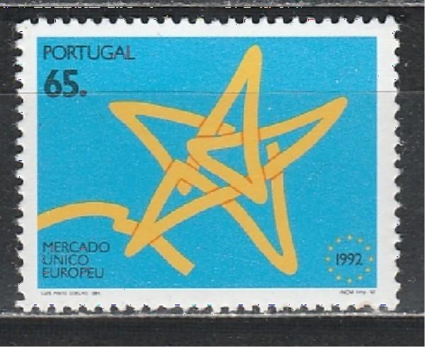 Португалия 1992, Европейский Внутренний Рынок, 1 марка